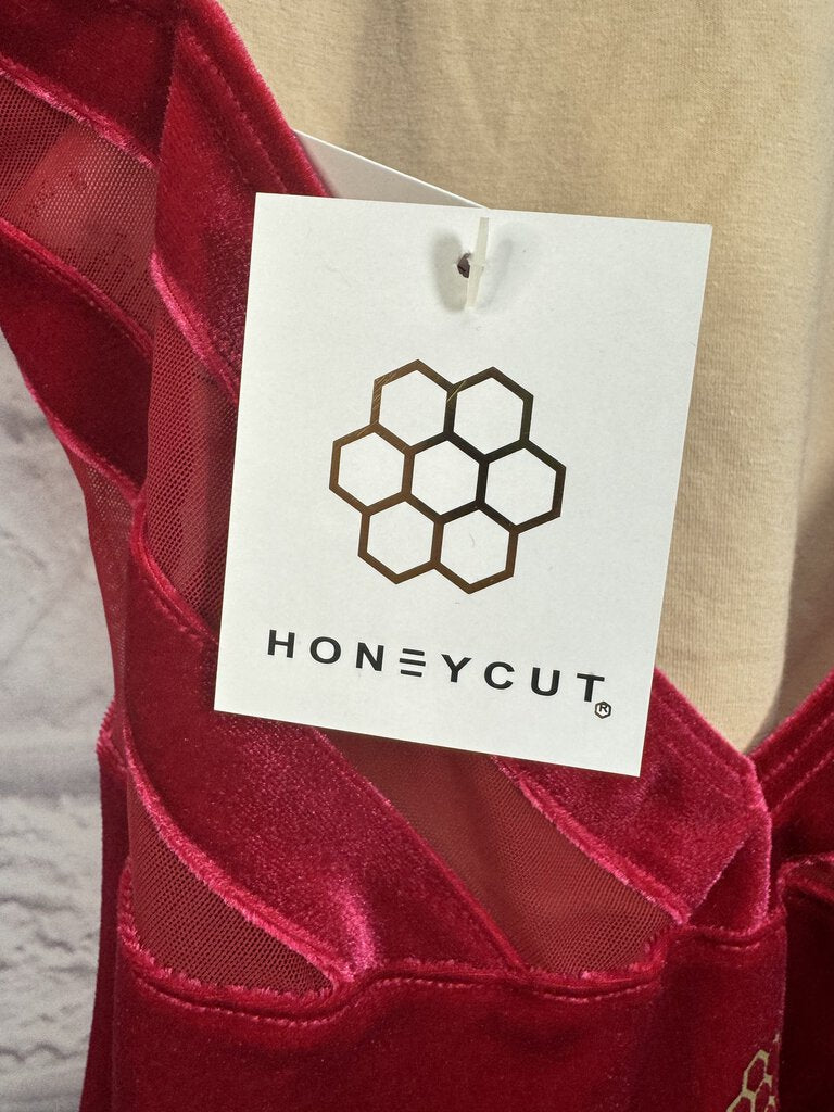 NWT Honeycut Crimson Red Leotard