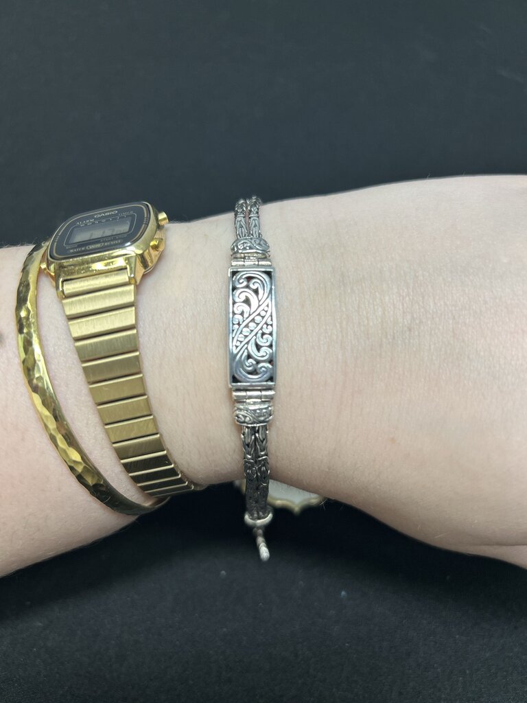 Annika Witt Sterling Silver Bracelet Toggle 7.5 Inch