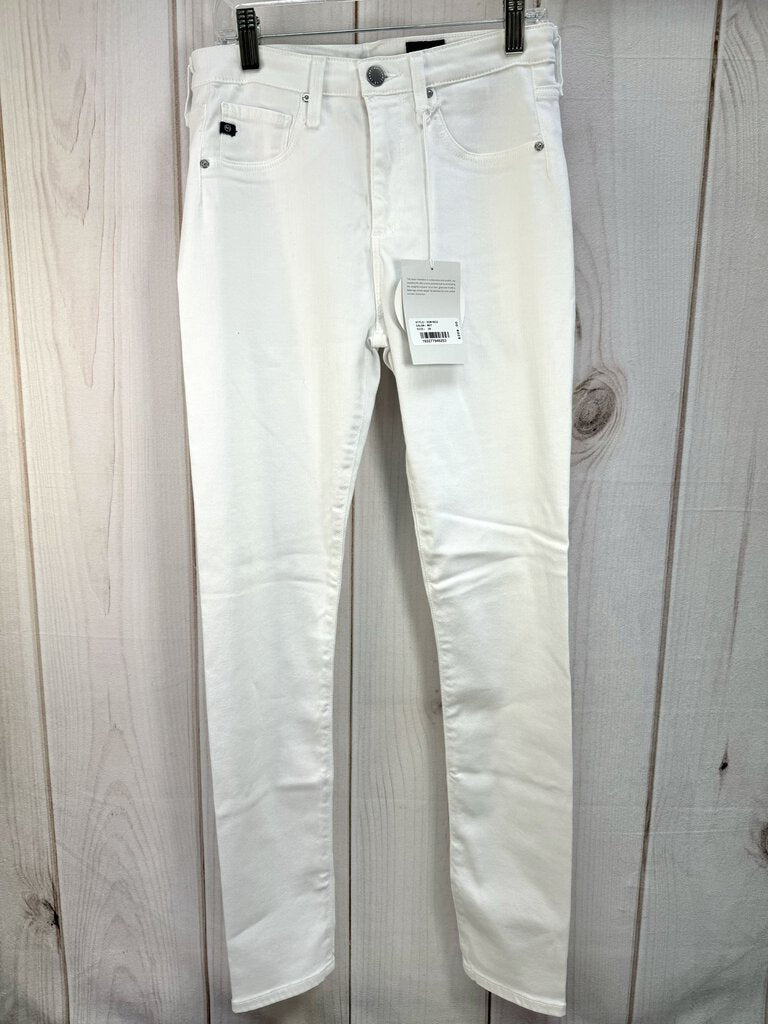 Adriano Goldschmied Farrah White Seamless Skinny Jeans NWT