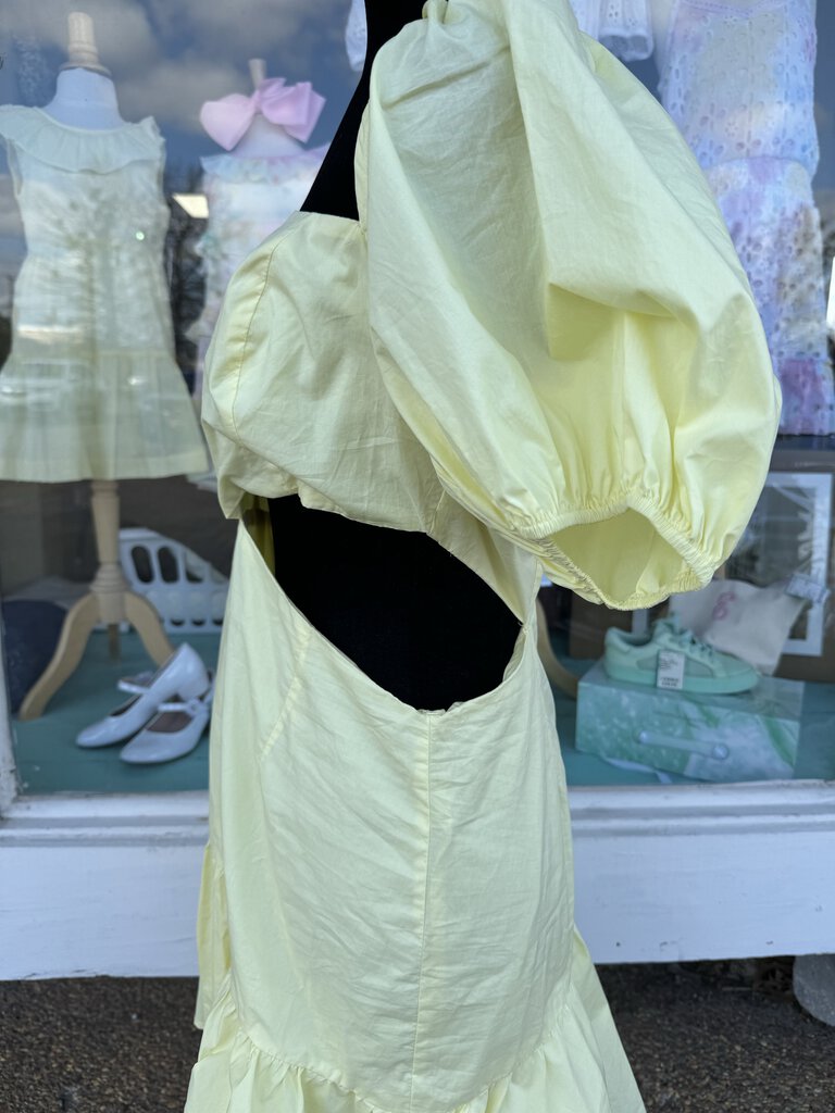 NWT Astr The Label Yellow Dress
