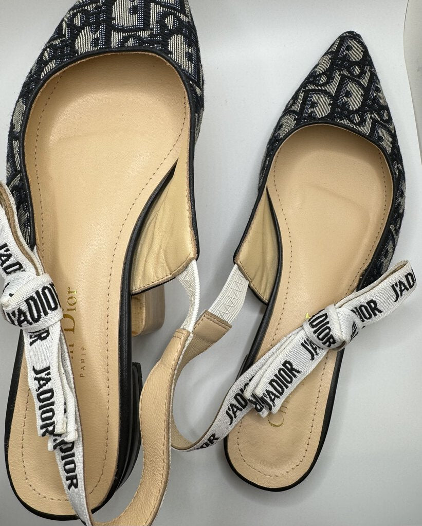 Christian Dior J'Adior Slingback Flats