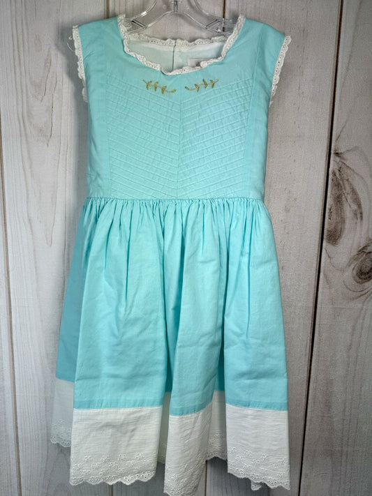 Well Dressed Wolf Aquamarine Little Den Dress Size 8 EUC