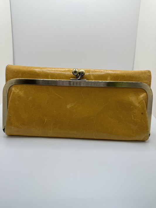 Hobo "Rachel" Yellow Leather Wallet