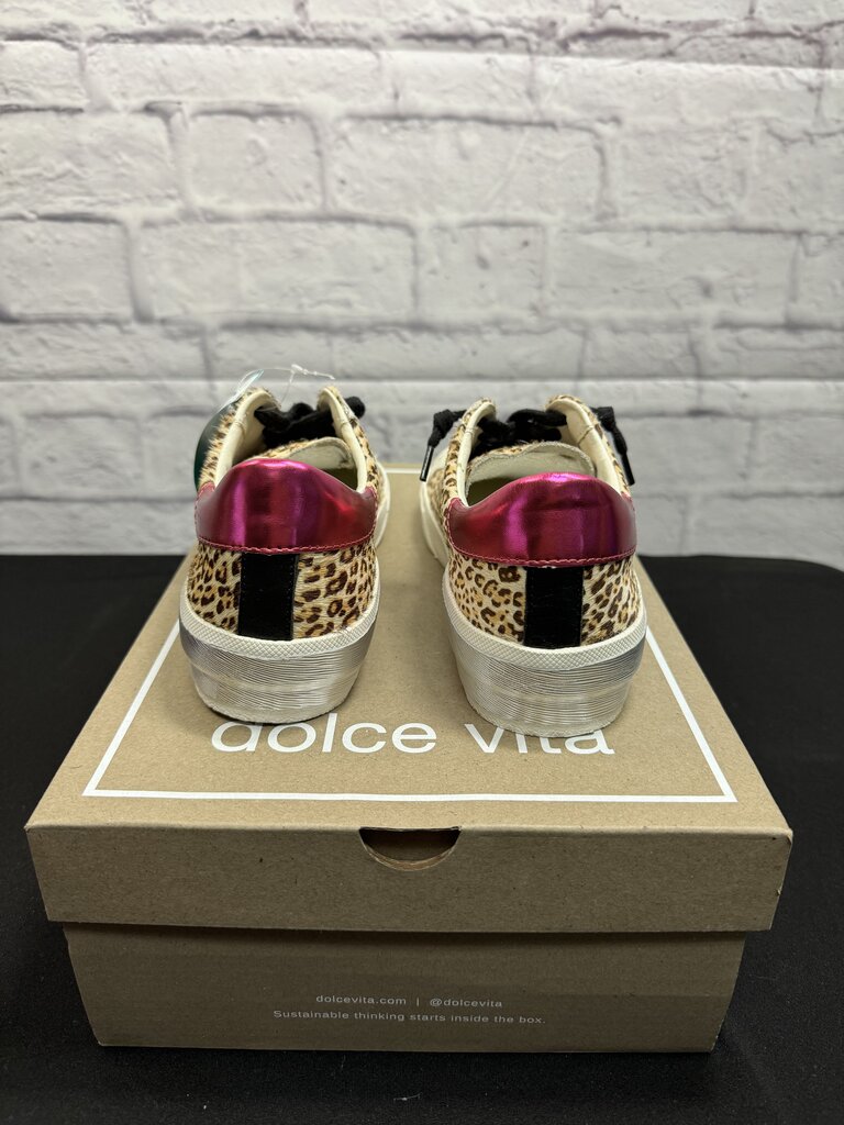 Dolce Vita Leopard Calf Hair Sneakers
