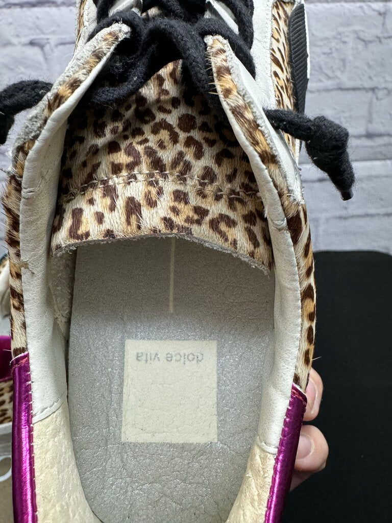 Dolce Vita Leopard Calf Hair Sneakers