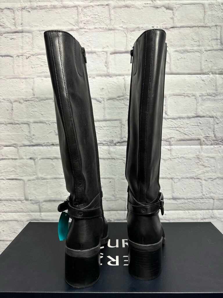 Naturalizer Eliot Black Knee Boots