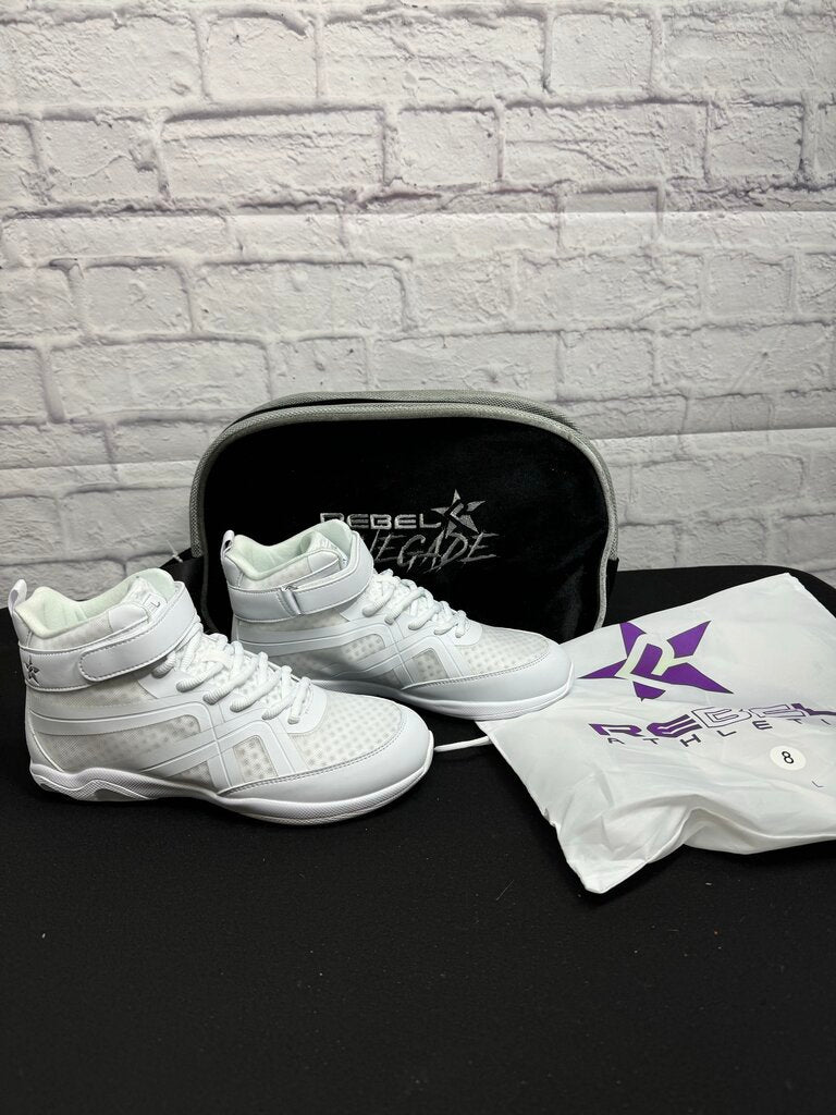 Rebel Athletic White Cheer Shoes