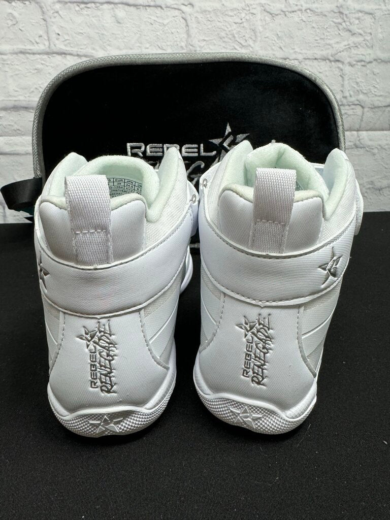 Rebel Athletic White Cheer Shoes