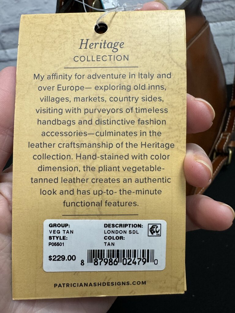 NWT Patricia Nash Leather London Saddle