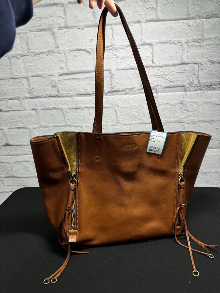 Chloe Milo Work Leather Tote