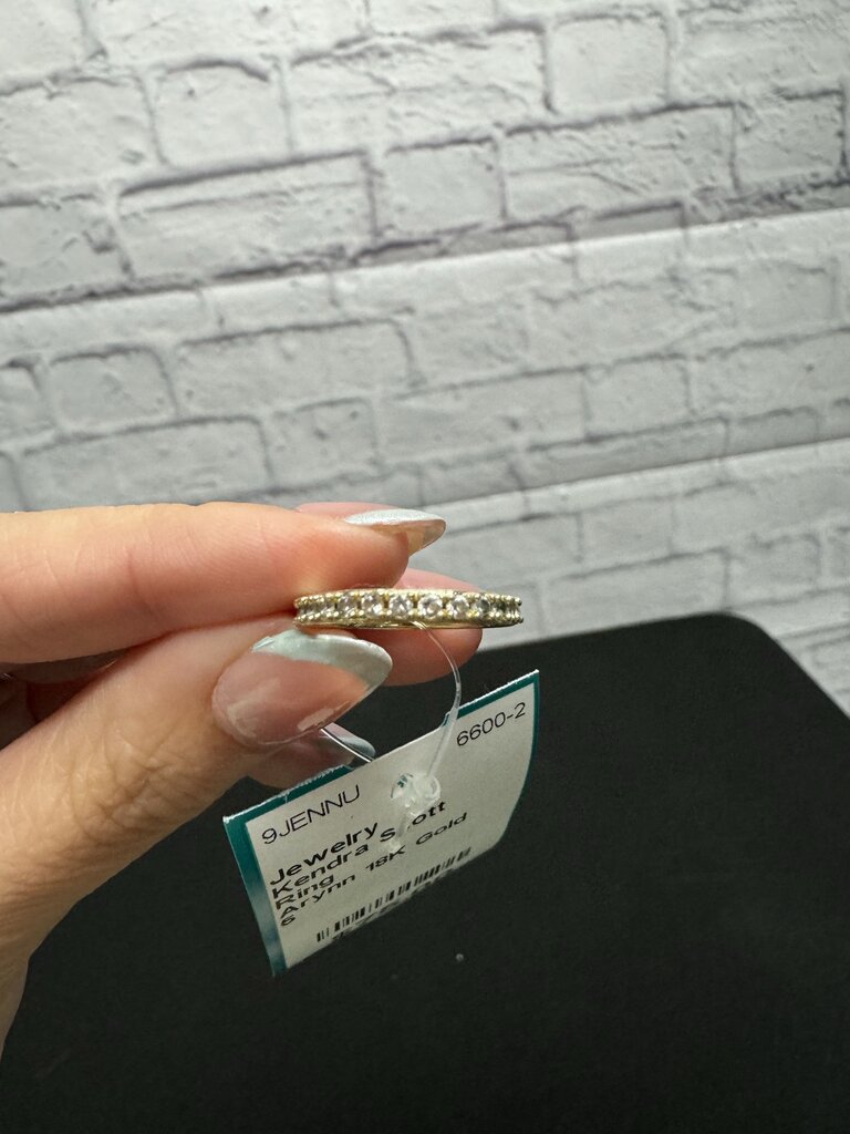Kendra Scott "Arynn" 18K Gold Ring Size 5