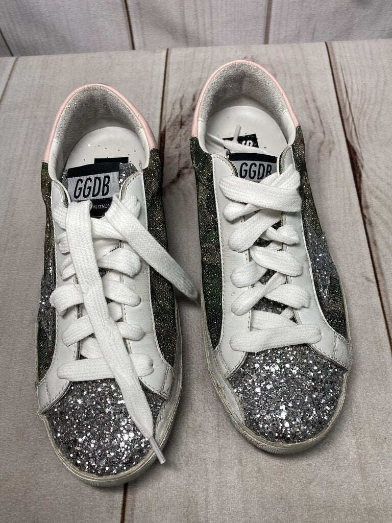 Golden Goose Lurex Camo Super-Star Sneakers Like New!