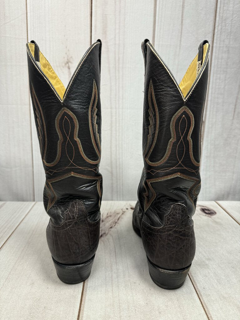 Anderson Bean Brick Oiled Elephant Western Men's Boots