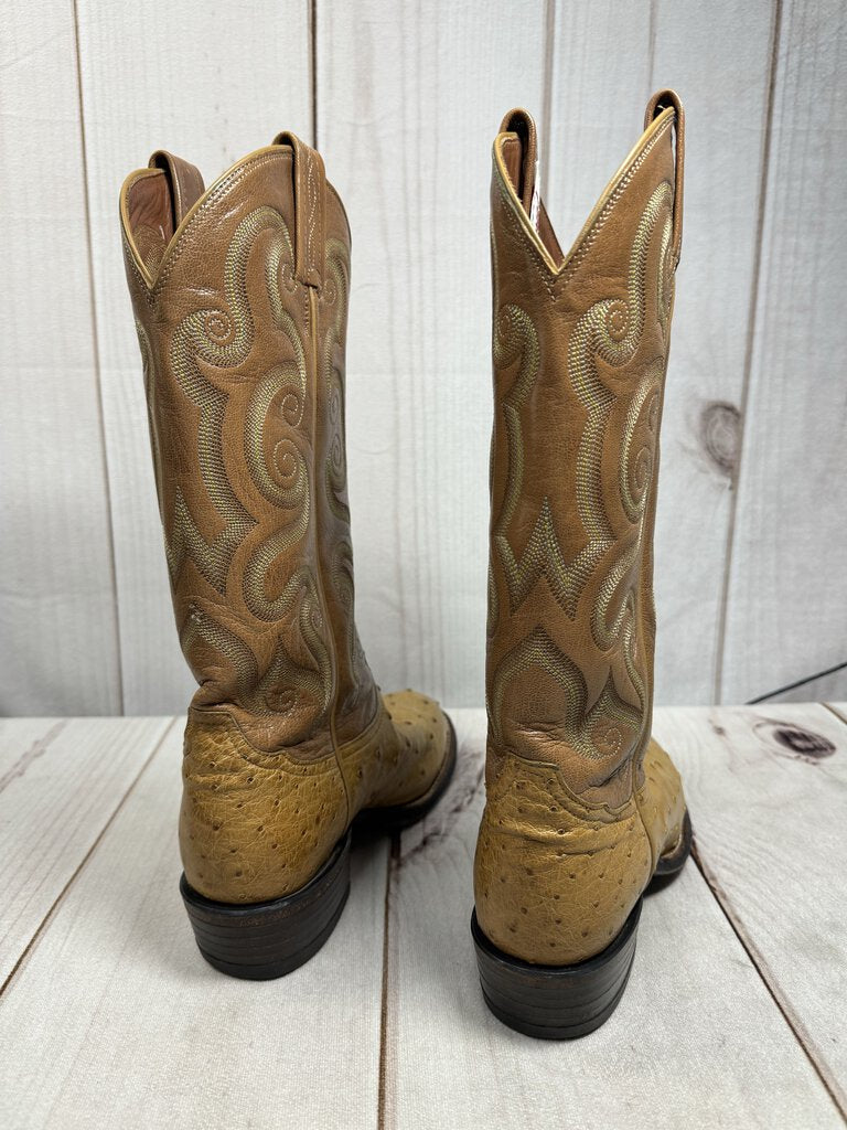 Authentic Ostrich Skin Tony Lama Boots