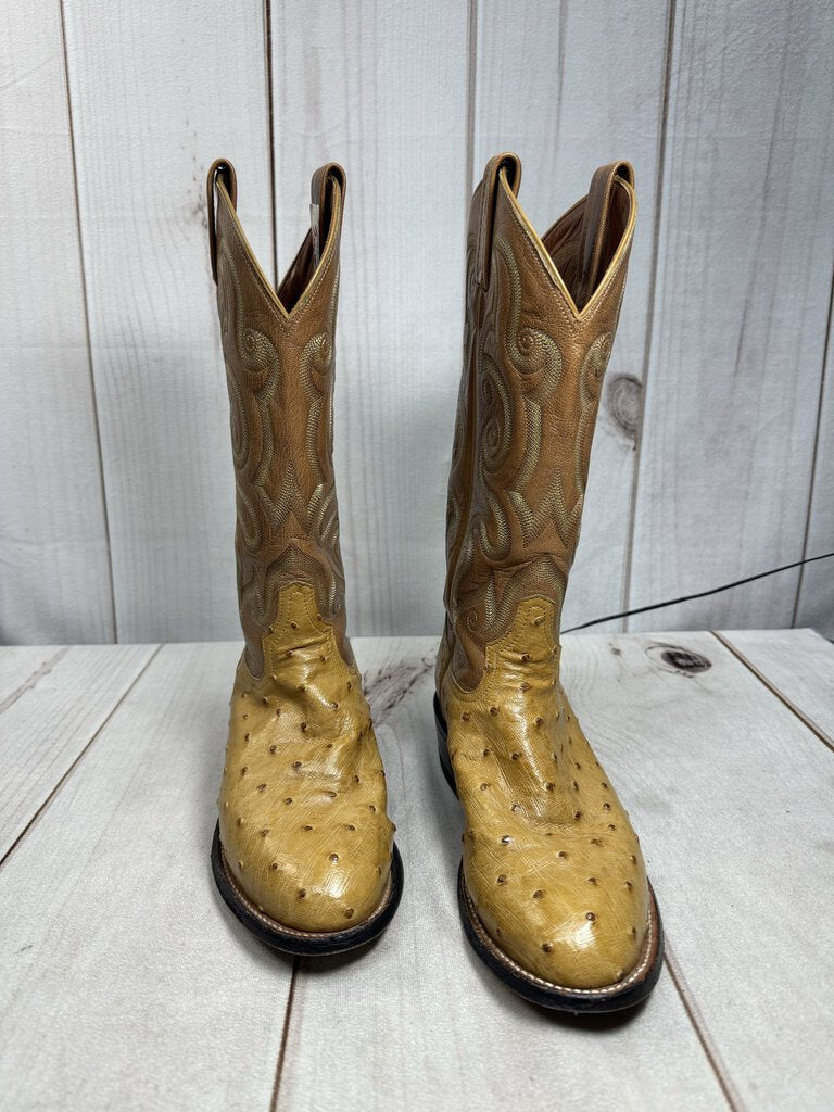 Authentic Ostrich Skin Tony Lama Boots