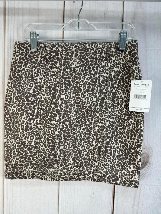Free People Leopard Print Mini Skirt Women's XS / 2 - New with Tags!