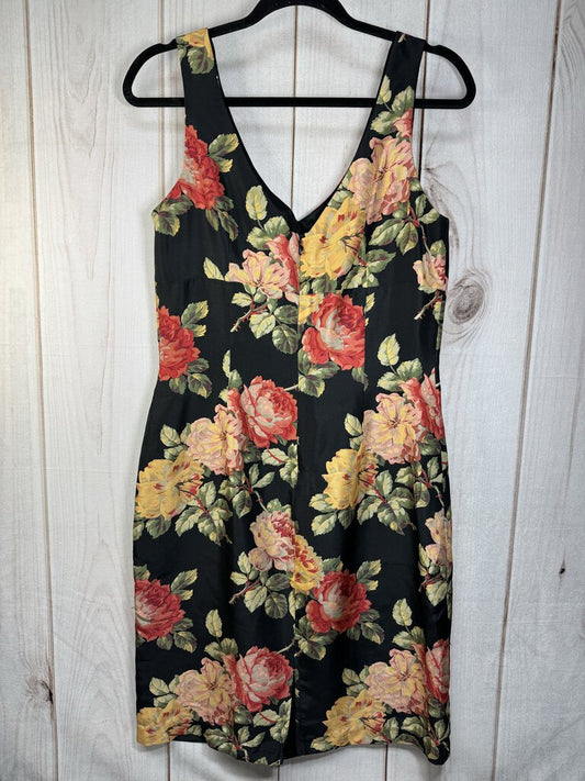 Mica Dark Floral Sheath Mini Dress Size 8 - New with Tags!