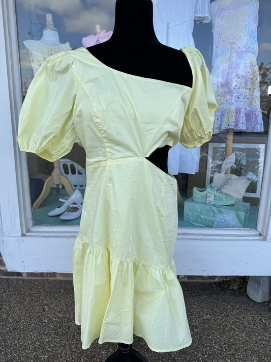 NWT Astr The Label Yellow Dress