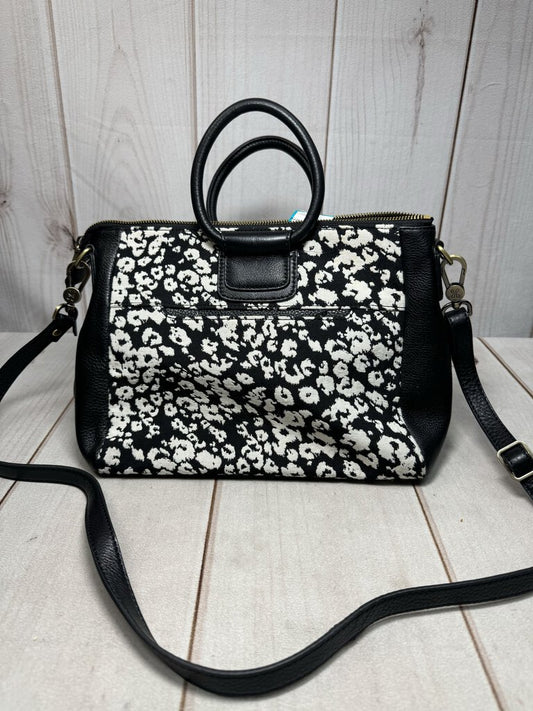 Hobo "Sheila" Black & White Crossbody Purse