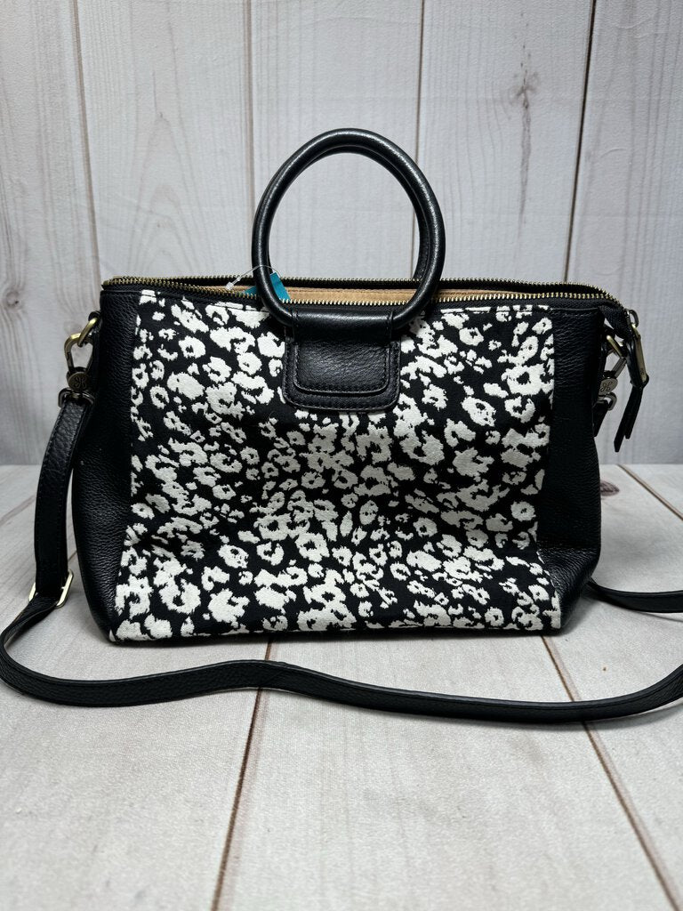 Hobo "Sheila" Black & White Crossbody Purse